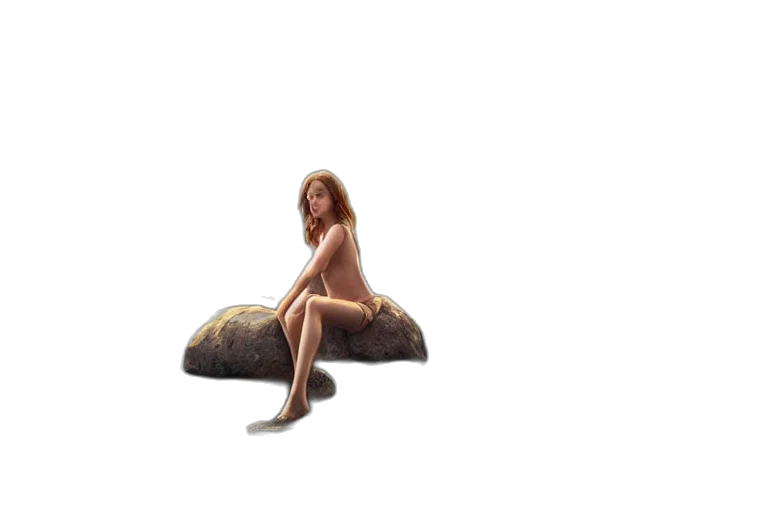 creature, hair, dress, animal transparent PNG cut-out
