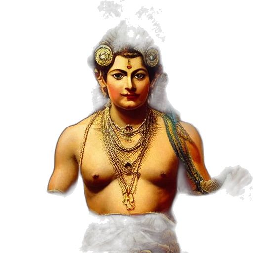 photorealistic, potrait, hindu, god transparent PNG cut-out