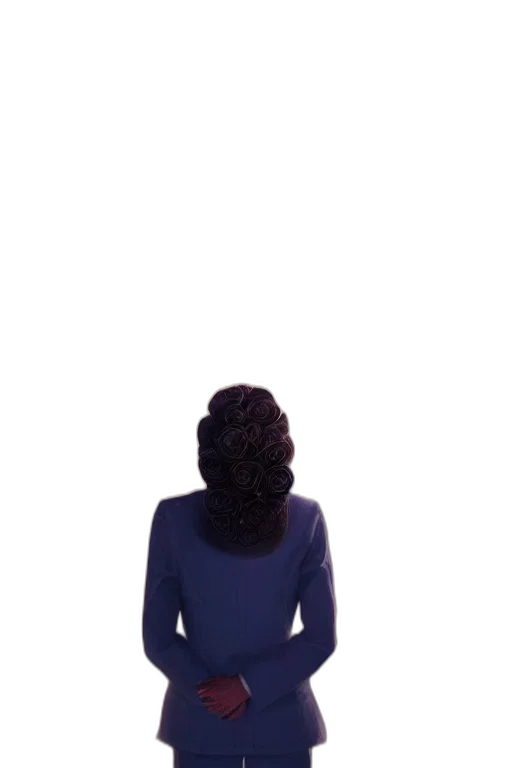 dress, staff, hair, crown, 3d render, photorealistic, concept art, pixel art transparent PNG cut-out