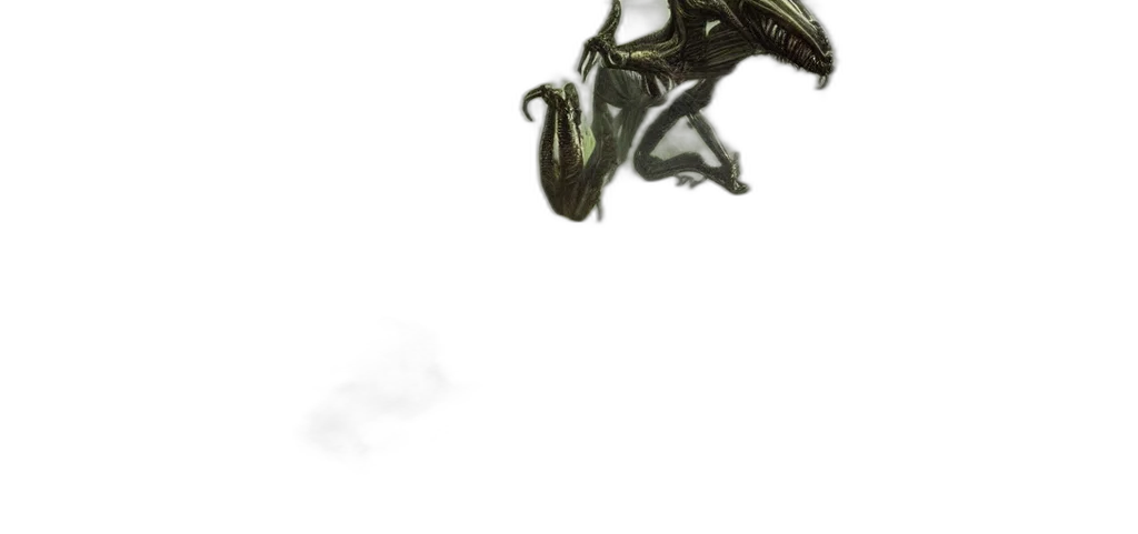 dragon, creature, animal, mask, concept art, fantasy art, 3d render, photorealistic transparent PNG cut-out