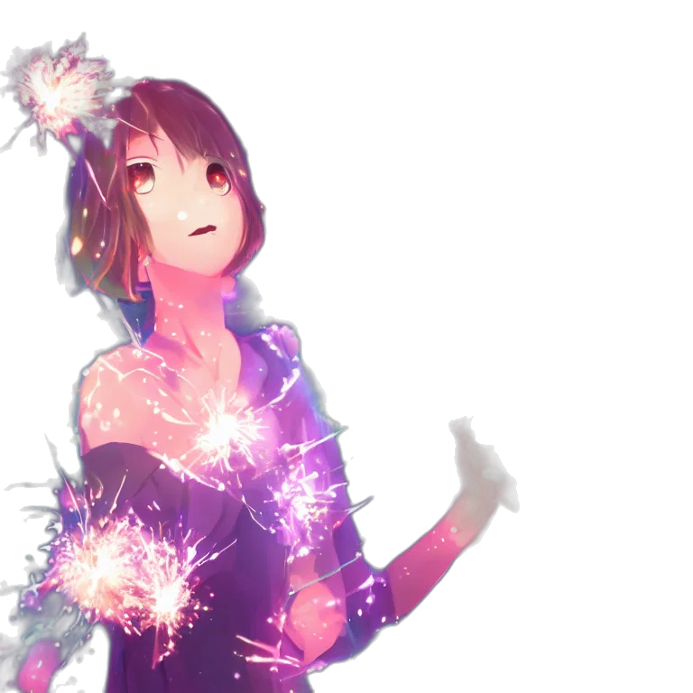 staff, dress, flower, creature, fantasy art, anime, pixel art, concept art transparent PNG cut-out