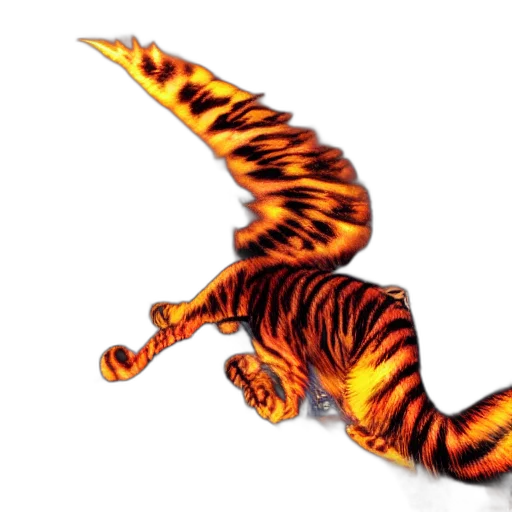 animal, dragon, creature, staff, concept art, photorealistic, 3d render, fantasy art transparent PNG cut-out