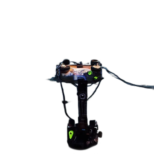 robot, staff, weapon, car, 3d render, cyberpunk, concept art, underwater transparent PNG cut-out