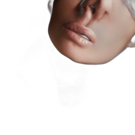face, mask, hair, creature transparent PNG cut-out