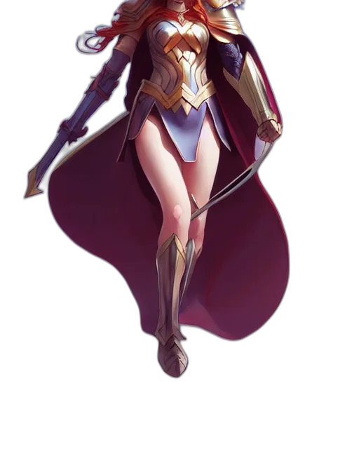 staff, concept art, comic book art, fantasy art, pixel art, dark, portrait, female transparent PNG cut-out