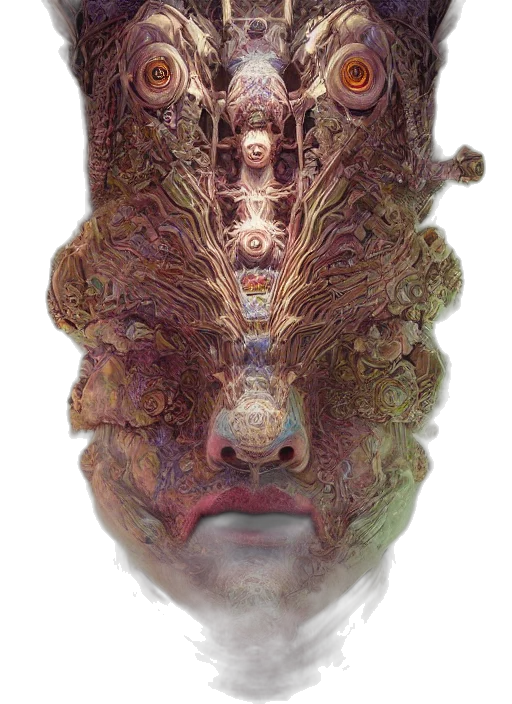 mask, face, crown, creature transparent PNG cut-out