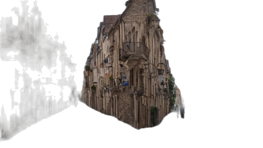 building, umbrella, crown, face, 3d render, photorealistic, concept art, pixel art transparent PNG cut-out