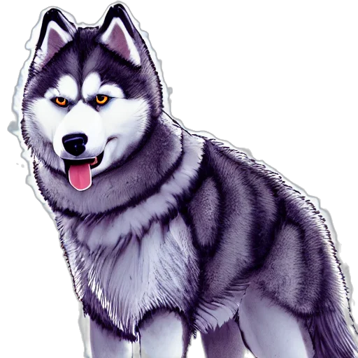animal, staff, creature, watercolor, photorealistic, pixel art, cartoon, monochrome transparent PNG cut-out