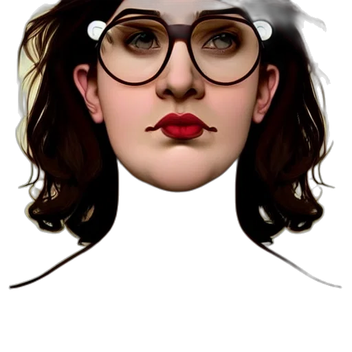 face, mask, crown, hair transparent PNG cut-out