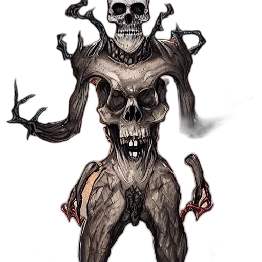 creature, staff, mask, crown, concept art, fantasy art, watercolor, pixel art transparent PNG cut-out