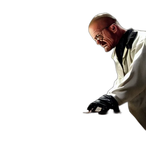 jacket, staff, weapon, concept art, photorealistic, 3d render, cyberpunk, walter transparent PNG cut-out