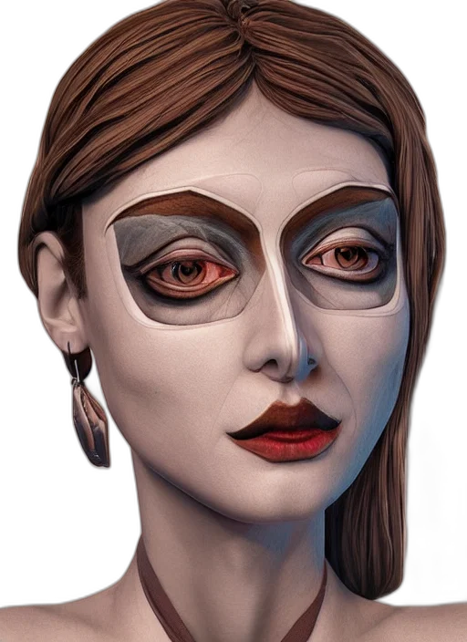 mask, face, jewelry, creature transparent PNG cut-out