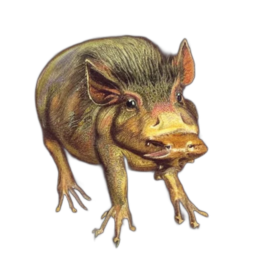 animal, creature, dragon, face transparent PNG cut-out