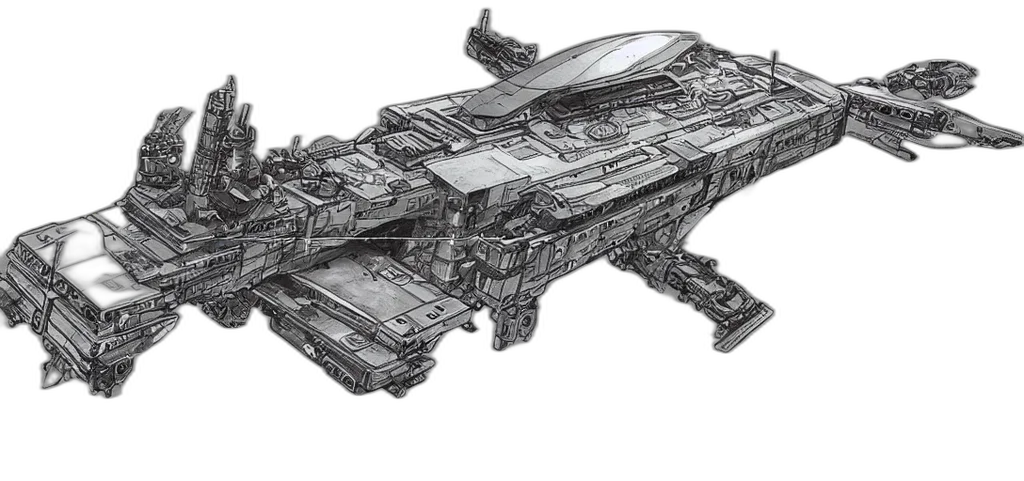 car, weapon, concept art, 3d render, photorealistic, fantasy art, outer space, massive transparent PNG cut-out