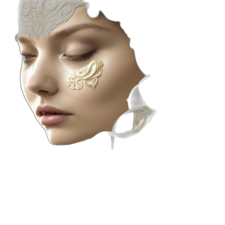 mask, face, jewelry, crown, photorealistic, fantasy art, 3d render, concept art transparent PNG cut-out