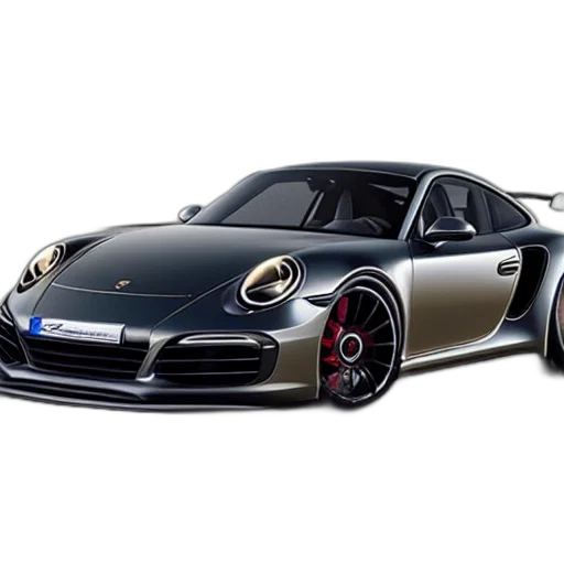 car, photorealistic, 3d render, concept art transparent PNG cut-out