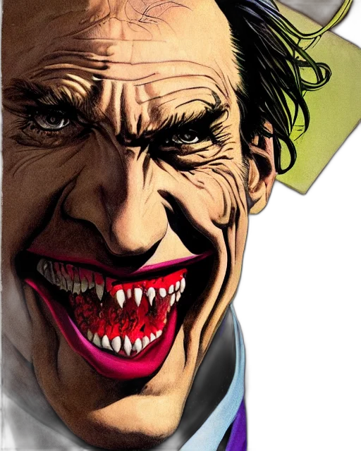 face, comic book art, photorealistic, concept art transparent PNG cut-out