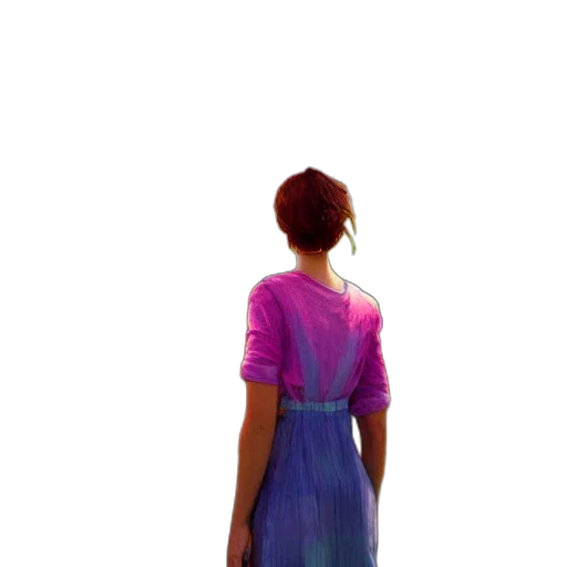 dress, staff, umbrella, jacket transparent PNG cut-out