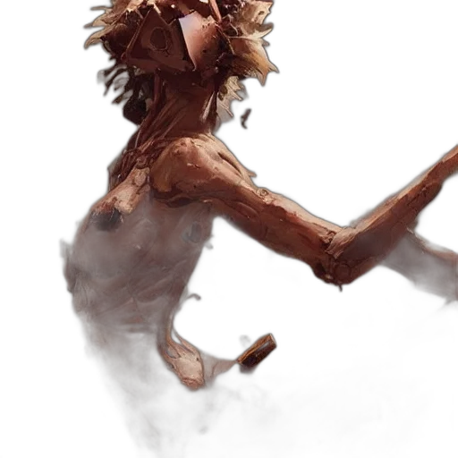 creature, dress, mask, hair transparent PNG cut-out