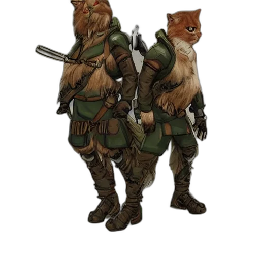 staff, animal, concept art, fantasy art, comic book art, pixel art, earth tones, green transparent PNG cut-out