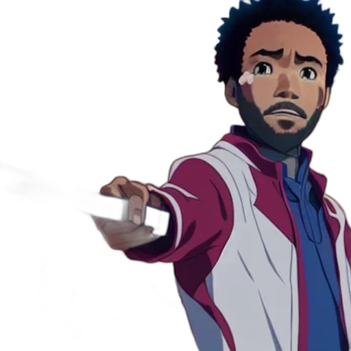 jacket, staff, anime, concept art transparent PNG cut-out