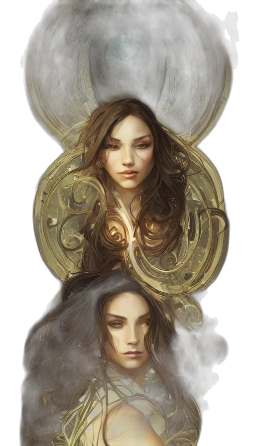 jewelry, face, mask, fantasy art transparent PNG cut-out