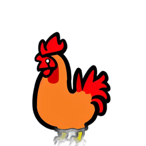 animal, food, creature, crown, pixel art, concept art, 3d render, photorealistic transparent PNG cut-out