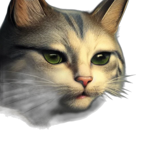 face, animal, creature, staff, photorealistic, 3d render, concept art, pixel art transparent PNG cut-out