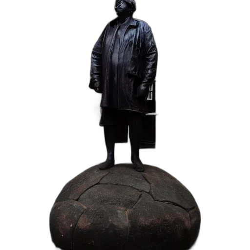 umbrella, jacket, staff, hat transparent PNG cut-out