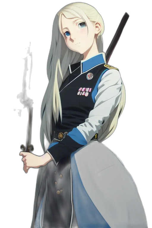 staff, sword, weapon, jacket transparent PNG cut-out