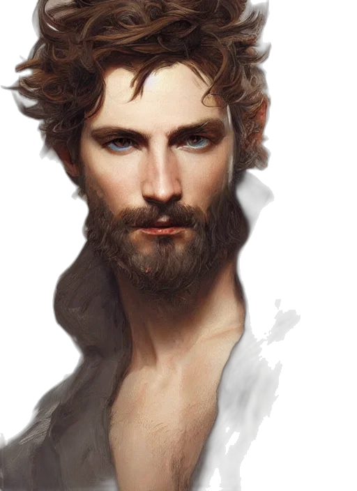 face, photorealistic, fantasy art, concept art transparent PNG cut-out