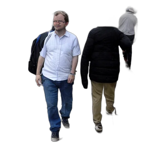 jacket, staff, creature, 3d render transparent PNG cut-out