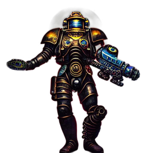 robot, staff, weapon, concept art transparent PNG cut-out