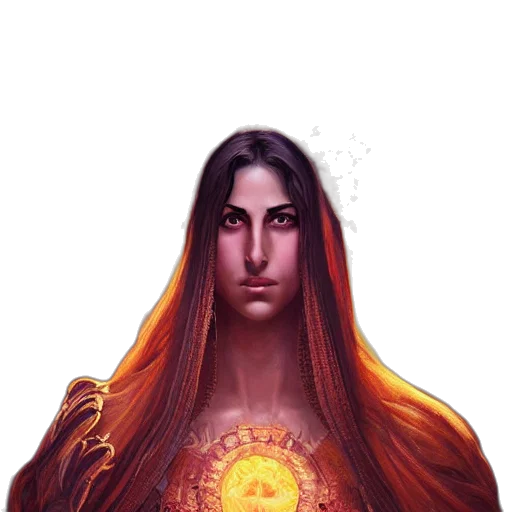 face, crown, fantasy art, comic book art transparent PNG cut-out