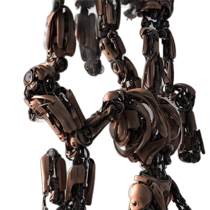 robot, weapon, staff, animal transparent PNG cut-out