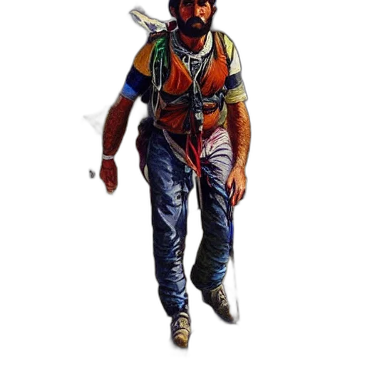 staff, weapon, animal, mask transparent PNG cut-out