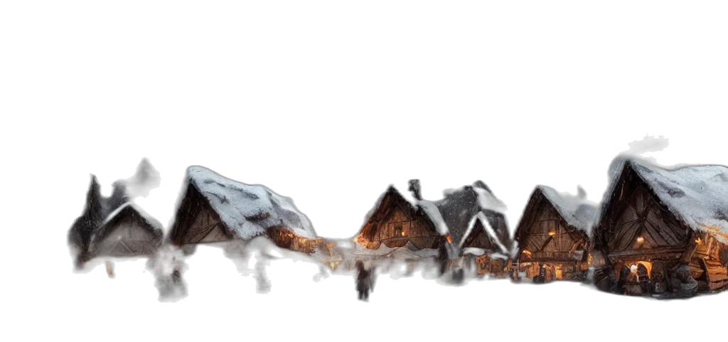 building, dragon, hair, concept art, watercolor, photorealistic, fantasy art, snow transparent PNG cut-out