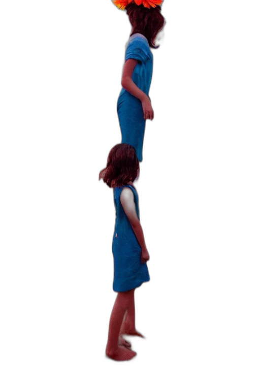 dress, staff, umbrella, shoes, 3d render, concept art, pixel art, photorealistic transparent PNG cut-out