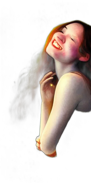 face, dress, mask, jewelry transparent PNG cut-out