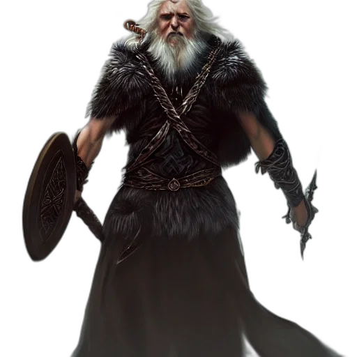 sword, dragon, staff, fantasy art transparent PNG cut-out