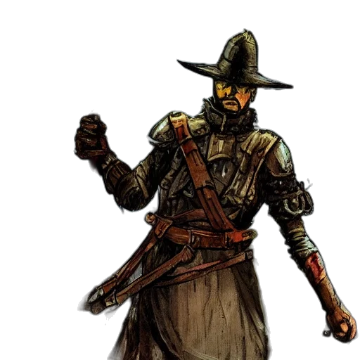 staff, weapon, sword, hat transparent PNG cut-out