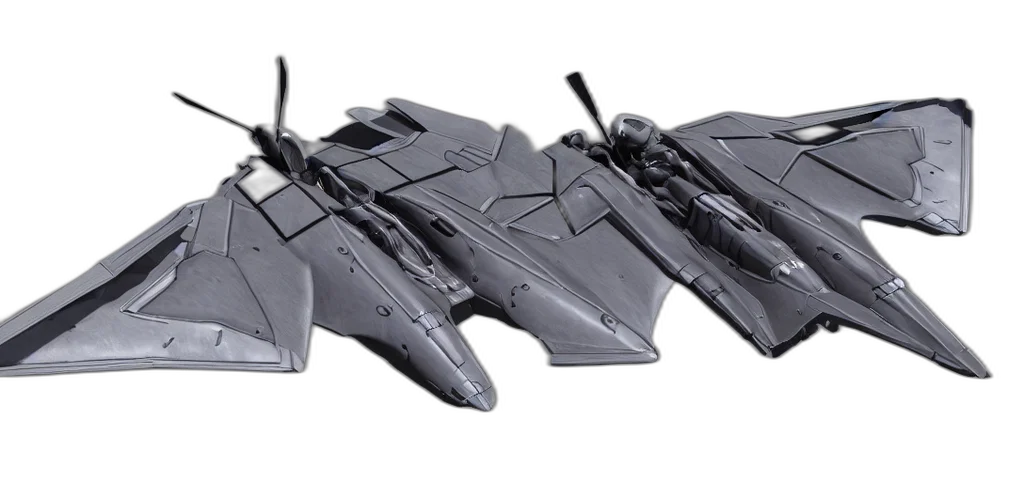 3d render, concept art, mechanized, butterfly transparent PNG cut-out