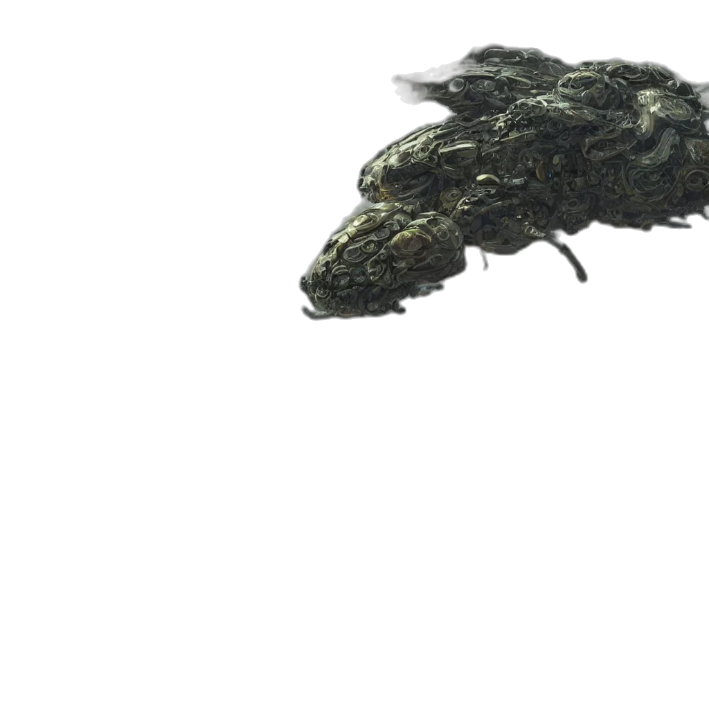 dragon, weapon, creature, animal, 3d render, concept art, pixel art, photorealistic transparent PNG cut-out