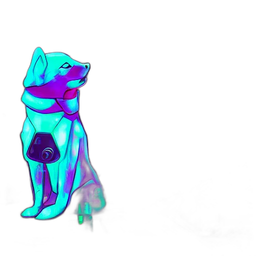 creature, animal, staff, robot transparent PNG cut-out