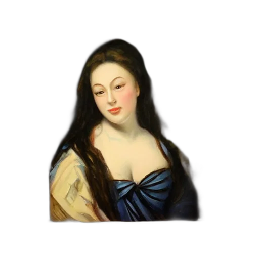 dress, jewelry, face, crown, oil painting, photorealistic, fantasy art, 3d render transparent PNG cut-out