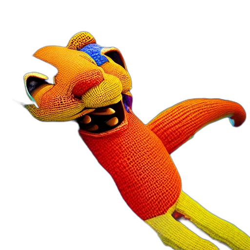 dragon, staff, hat, creature transparent PNG cut-out