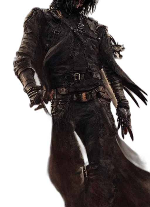 staff, jacket, sword, weapon transparent PNG cut-out