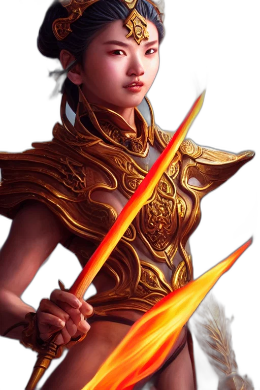 staff, sword, weapon, dragon, fantasy art, concept art, photorealistic, 3d render transparent PNG cut-out