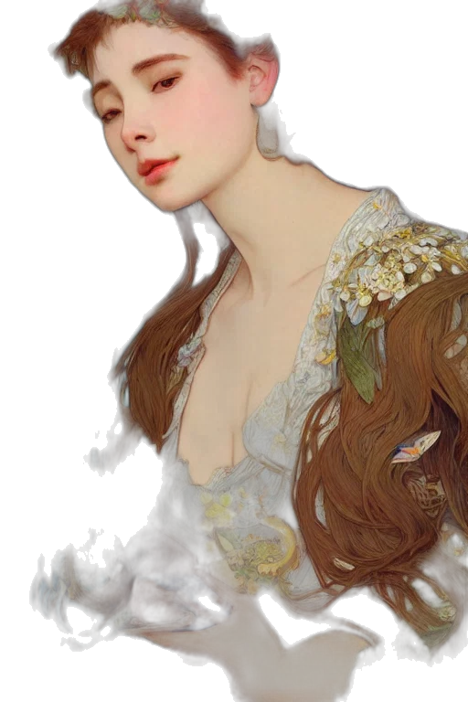 crown, dress, face, jewelry transparent PNG cut-out