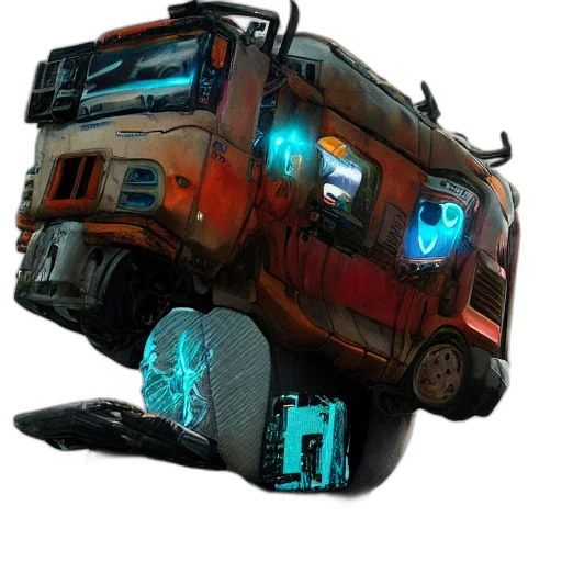 weapon, robot, car, mask transparent PNG cut-out